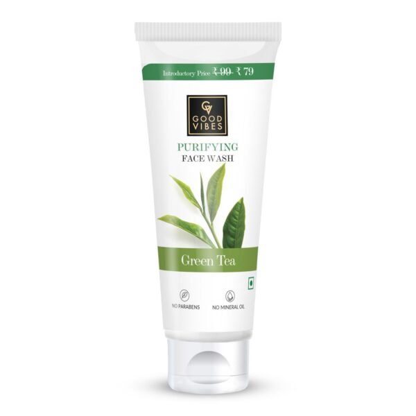 Goods Vibes Green Tea Face Wash in Tube (50 ml)