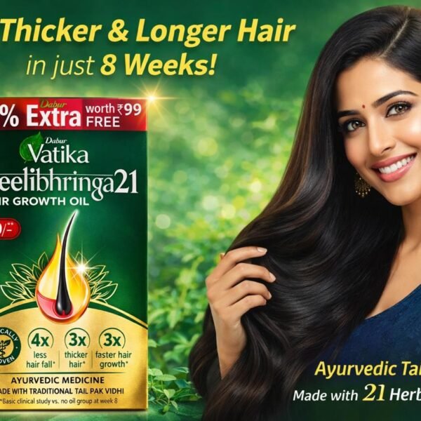 Dabur Vatika Neelibhringa 21 Ayurvedic Hair Growth Oil